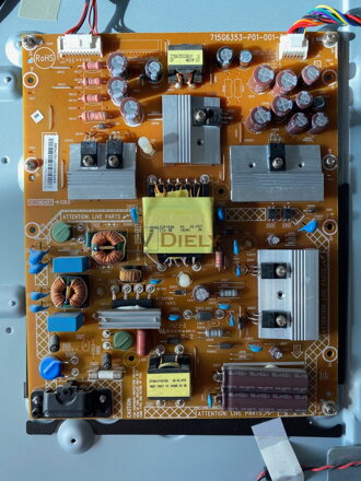 715G6353-P01-001-002H Philips 40PFH4309/88 použité náhradné diely