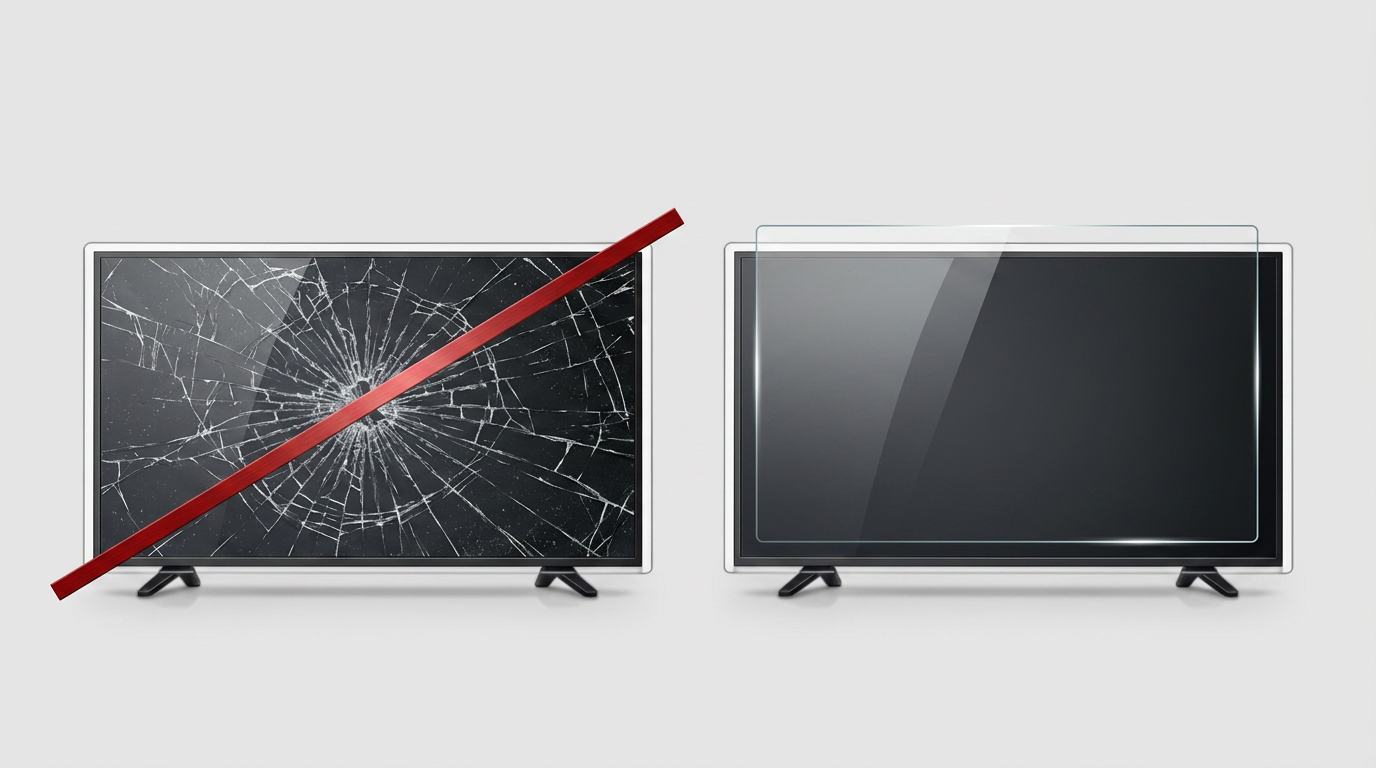 Ochranné sklo na TV