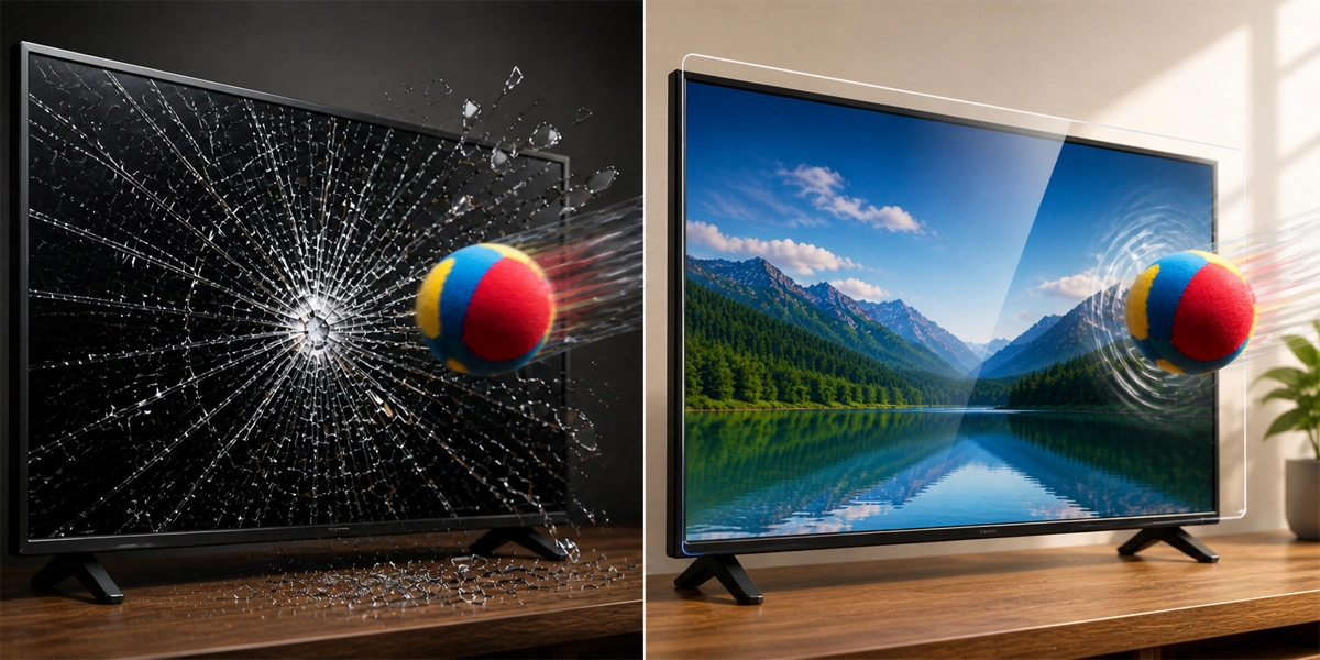 Ochranné plexisklá na TV obrazovky