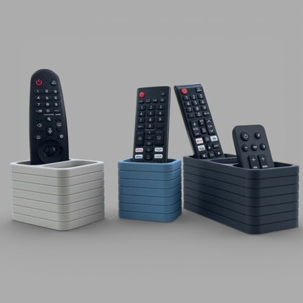 Elegantný stojan na diaľkový ovládač (na stôl alebo poličku)